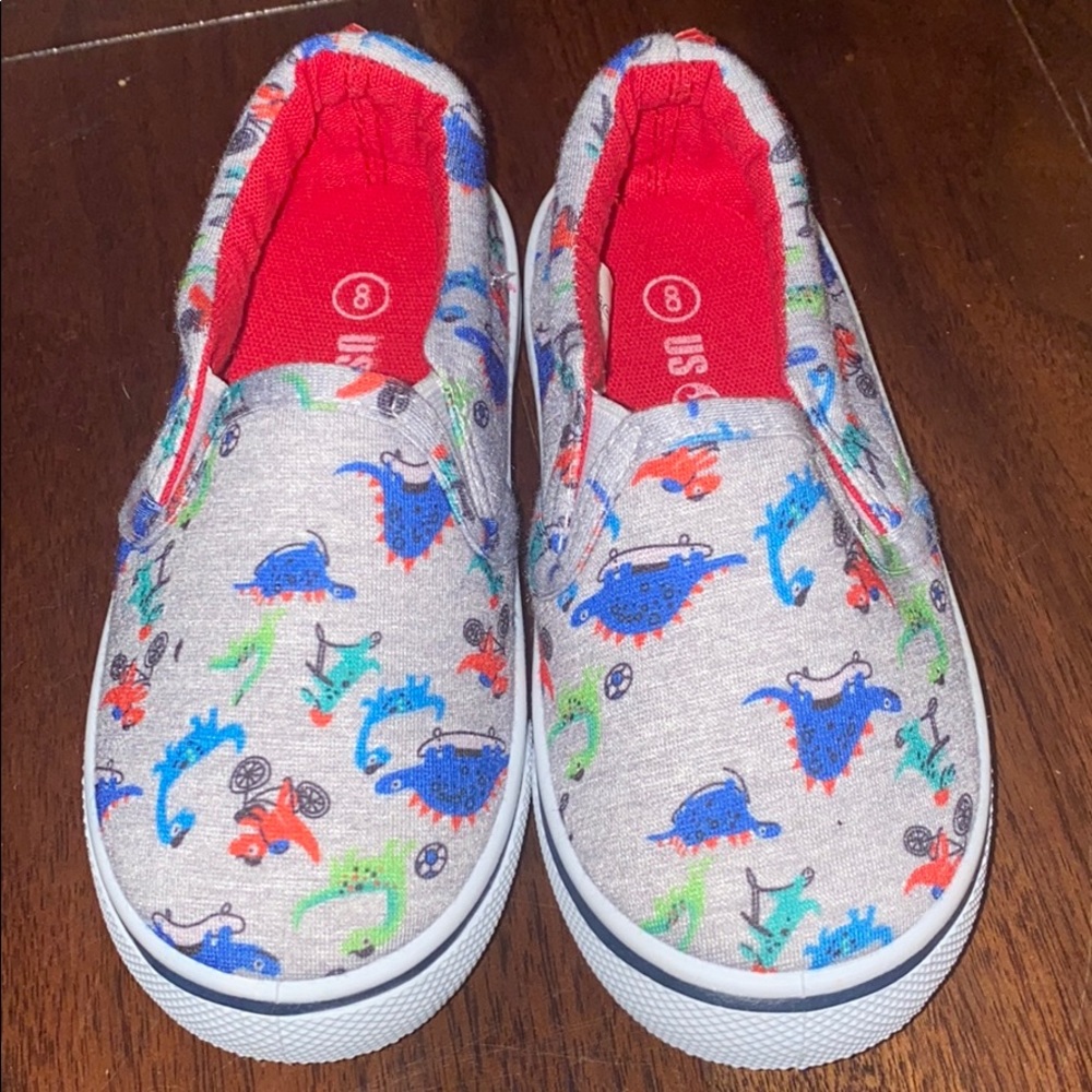 DINOSAUR SLIP ON SHOES